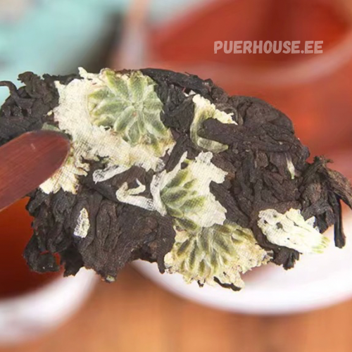 Пуэр шу с хризантемой, 100гр