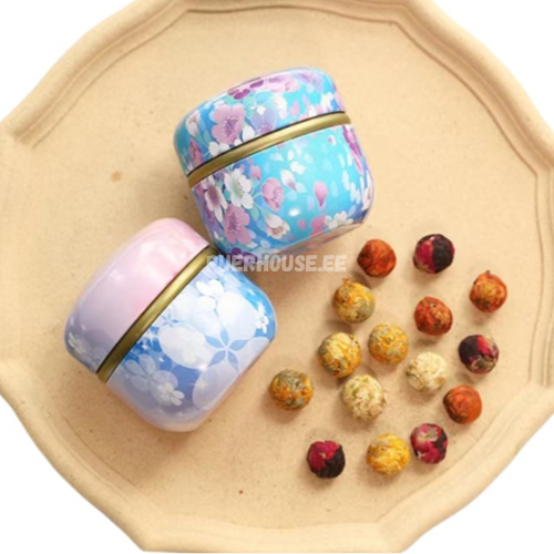 Цветочный чай в банке