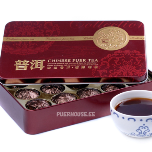 Mini Puer Tuocha, kleepuv riis, Shu (15 tk)